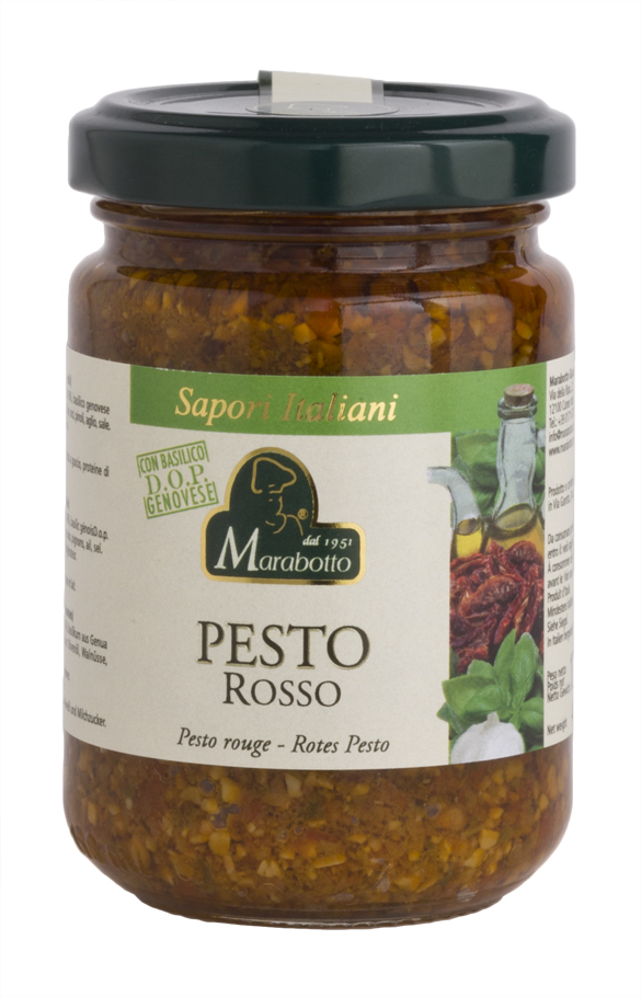 PESTO ROSSO (con pomodori secchi)