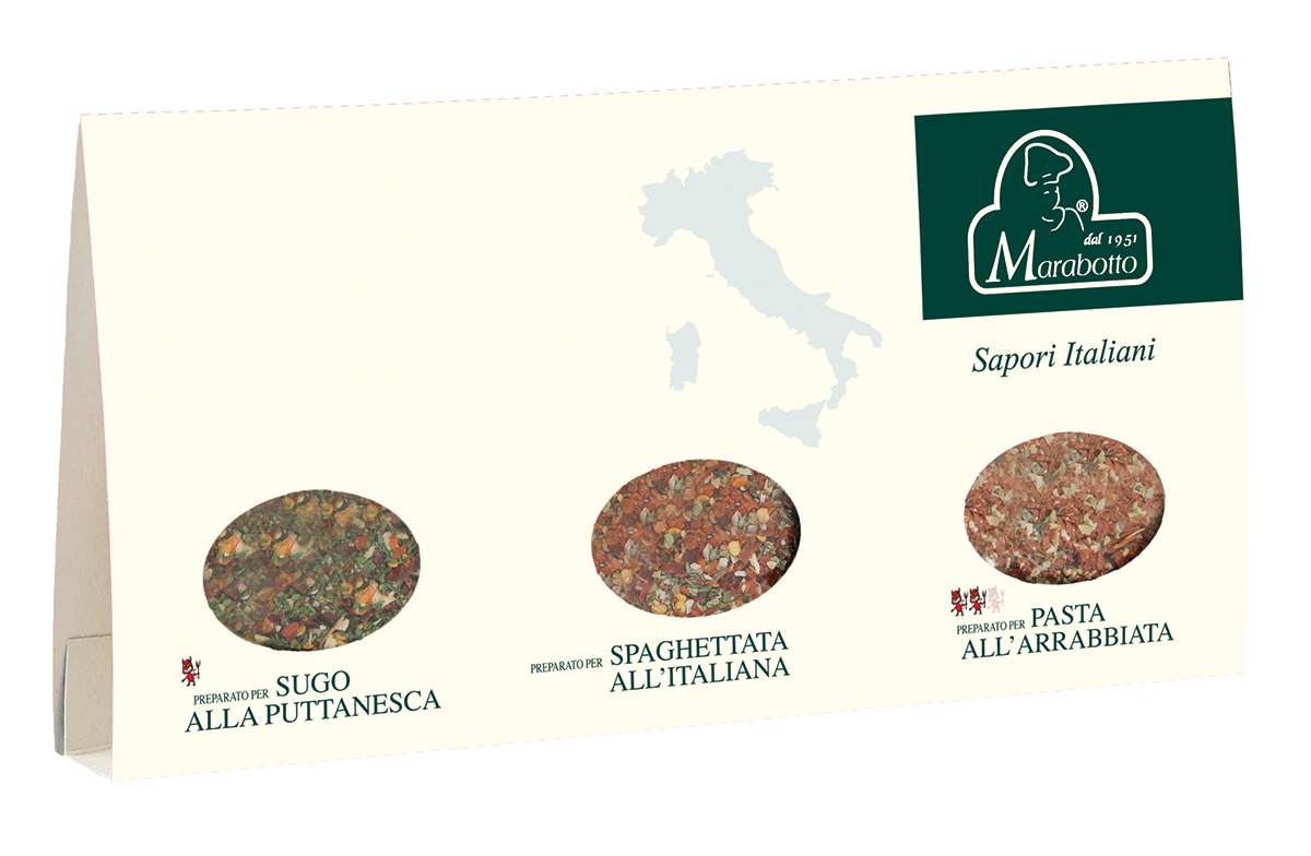 TRIS BIANCO (Puttanesca + 4 Stagioni Tricolore + Arrabbiata)