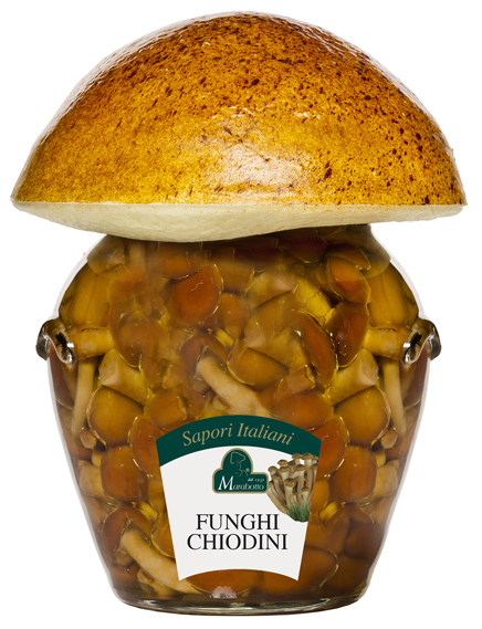 FUNGHI CHIODINI IN OLIO D'OLIVA Famigliola Gialla