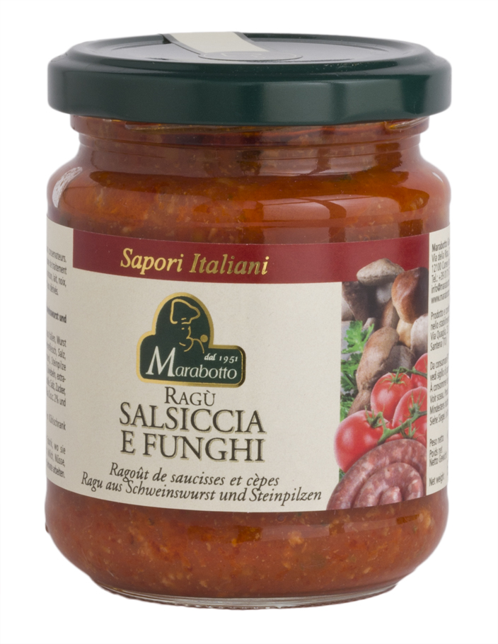 RAGU’ DI SALCICCIA E FUNGHI PORCINI