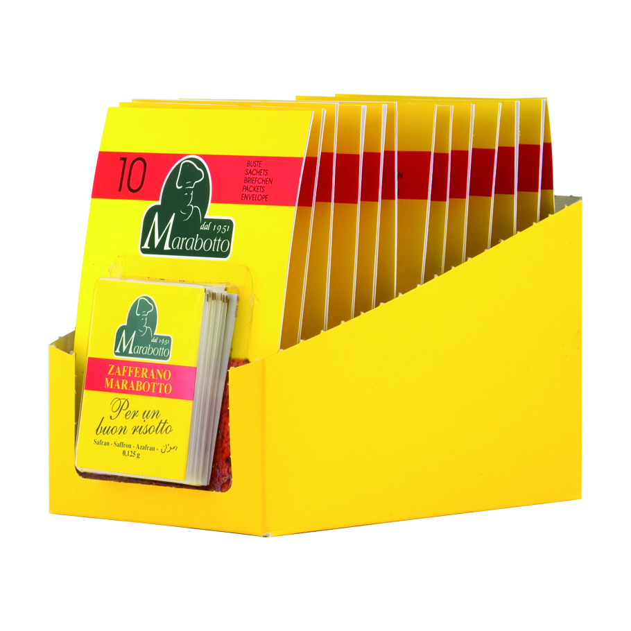 ZAFFERANO Espositore da 10 Skin-Pack x 10 bustine