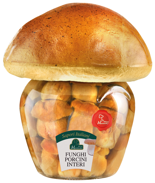 FUNGHI PORCINI INTERI IN OLIO D'OLIVA