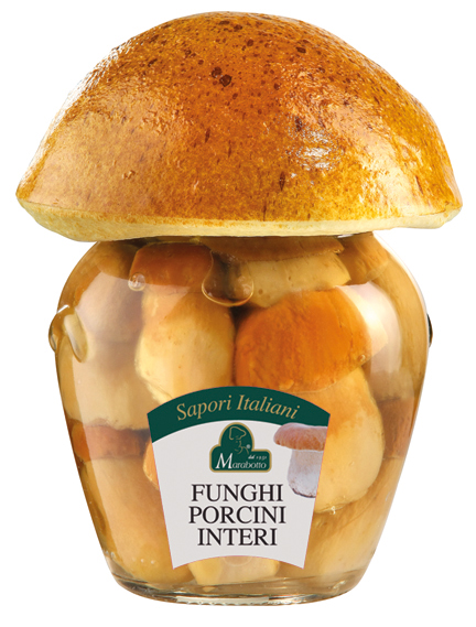 FUNGHI PORCINI INTERI IN OLIO D'OLIVA