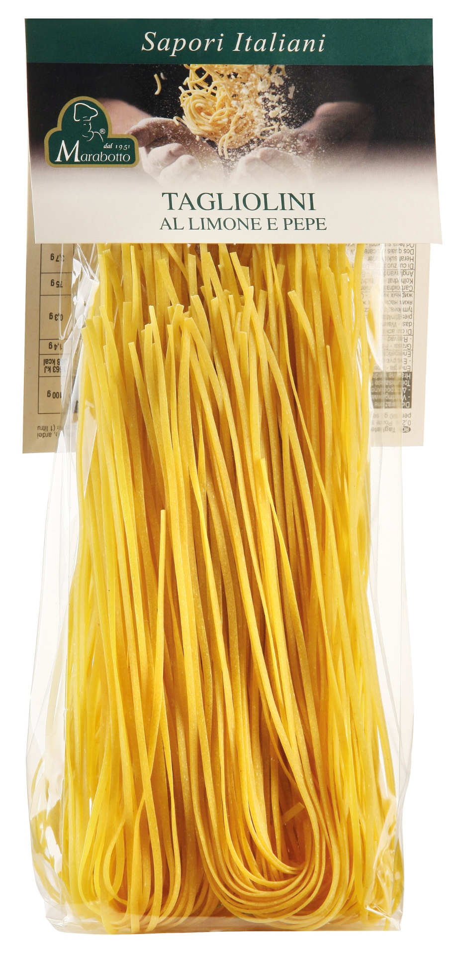 TAGLIOLINI LIMONE PEPE