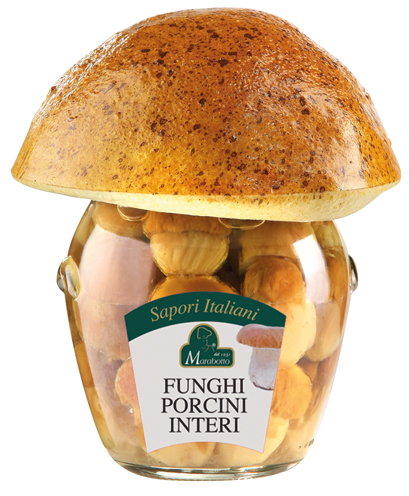 FUNGHI PORCINI INTERI IN OLIO D'OLIVA