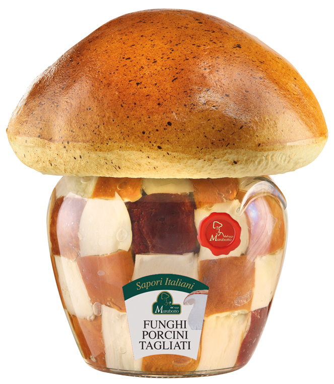 FUNGHI PORCINI TAGLIATI IN OLIO D'OLIVA