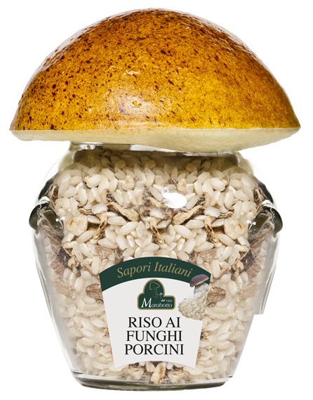 RISO AI FUNGHI PORCINI vaso a fungo
