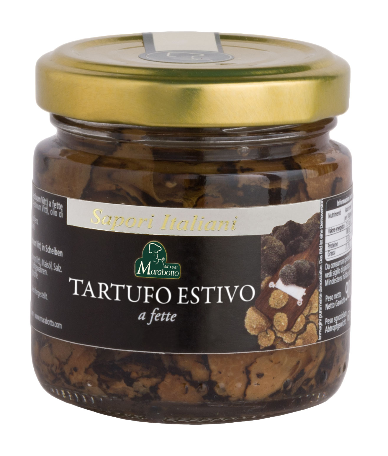 TARTUFO ESTIVO A FETTE IN OLIO (Tuber Aestivum)