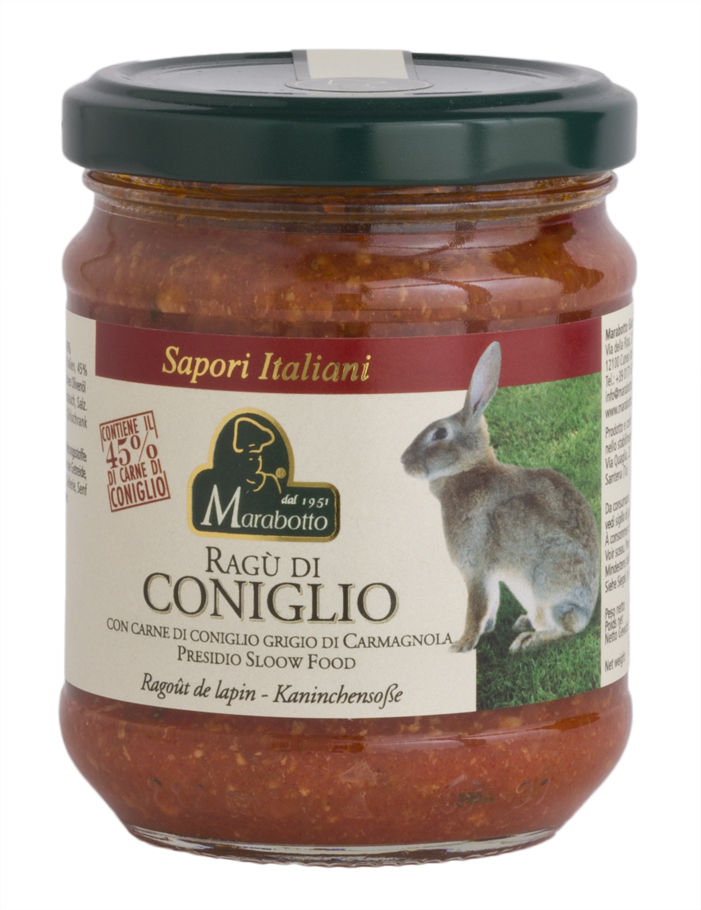 RAGU’ DI CONIGLIO GRIGIO DI CARMAGNOLA