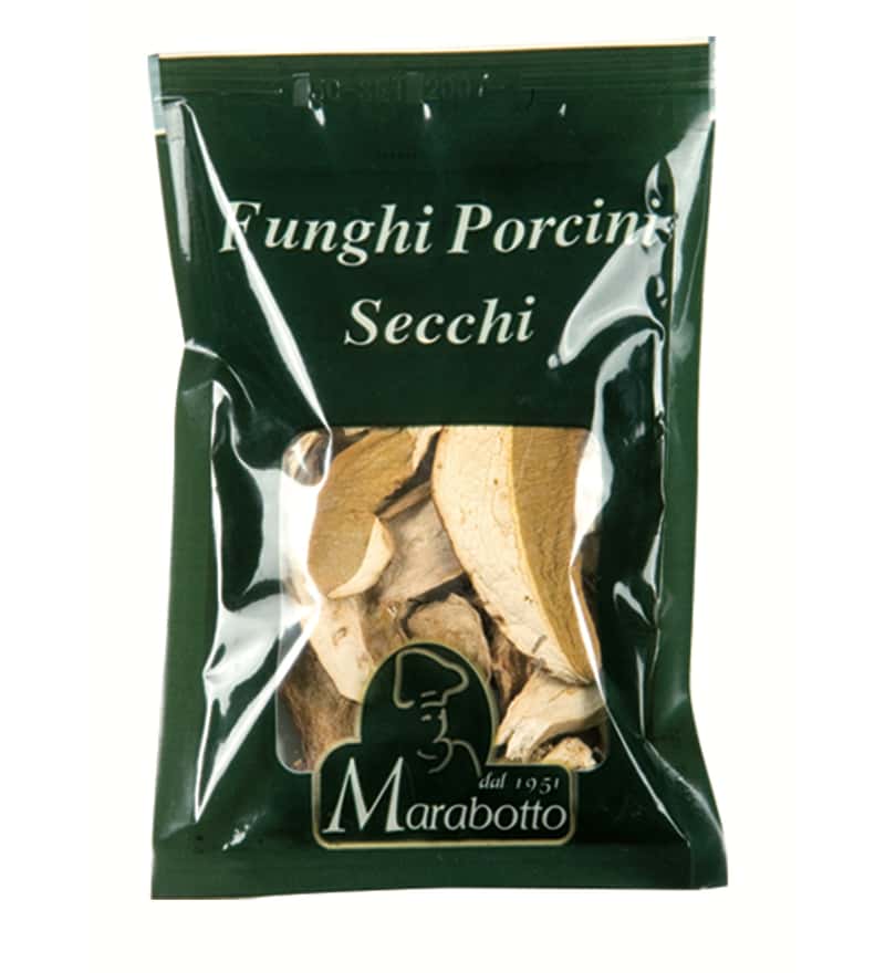 funghi secchi porcini qualità extra busta 20g