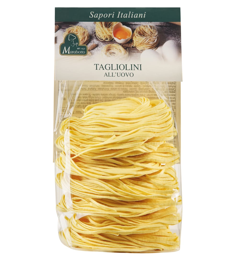 pasta all uovo tagliolini all uovo sapori italiani marabotto