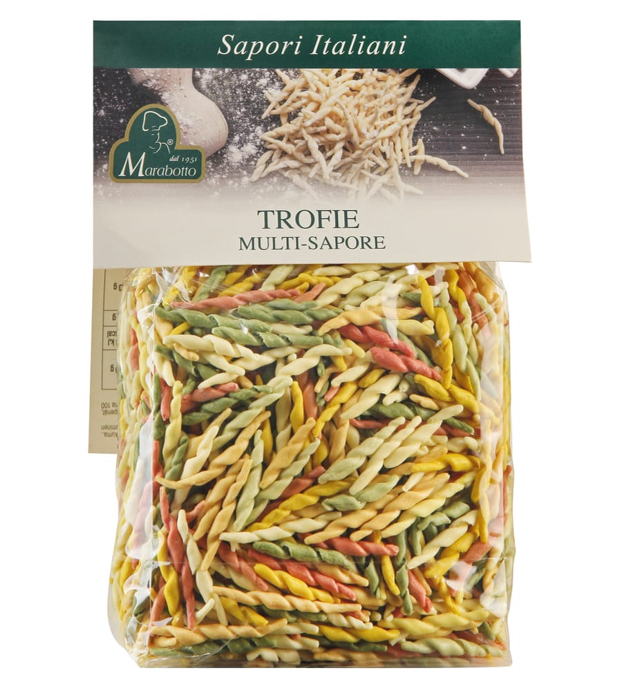 pasta artigianale trofie multi sapore sapori italiani