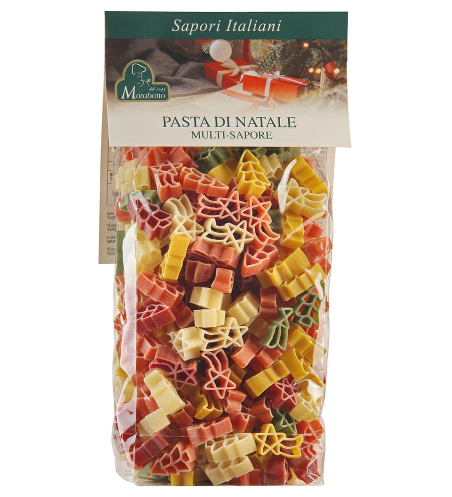 pasta colorata pasta di natale multi sapore sapori italiani marabotto