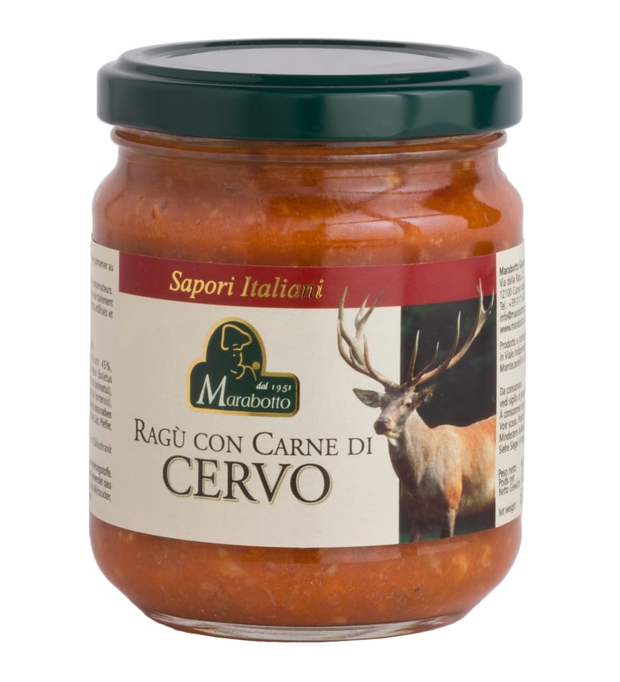 ragu di selvaggina ragu di cervo sapori italiani marabotto