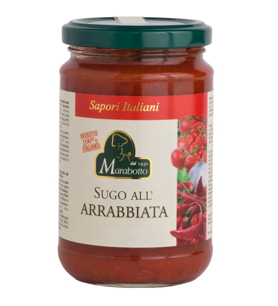 sugo all arrabbiata sapori italiani marabotto