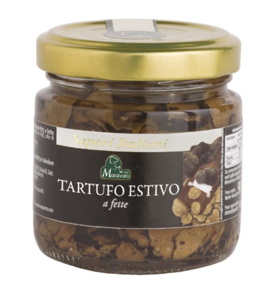 tartufi conservati: tartufo estivo a fette